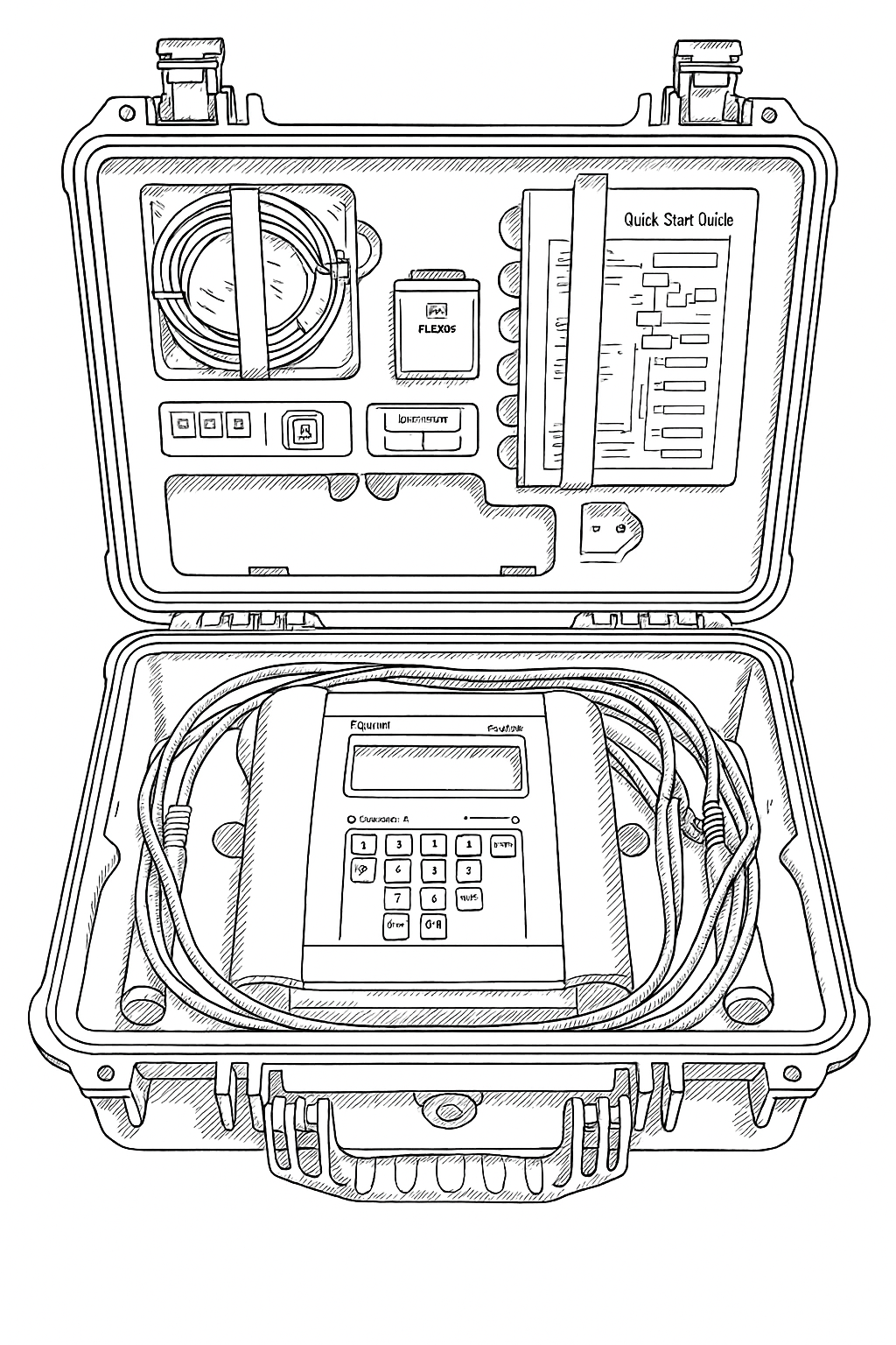 Ultrasonic clamp-on flow meter