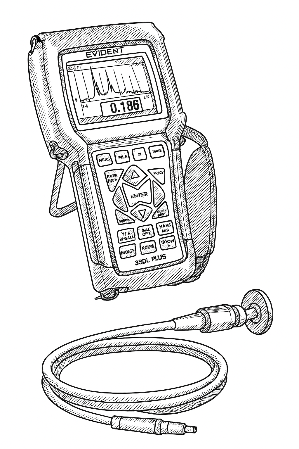 Ultrasonic thickness gauge